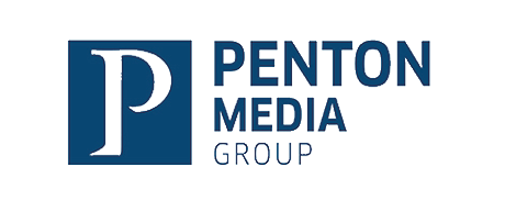 A logo for Penton Media Group. Description generated by AI
