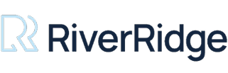 A logo for a company called River Ridge. Description generated by AI