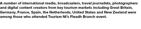 A number of international media, broadcasters, travel journalists, photographers and digital content creators from ke...