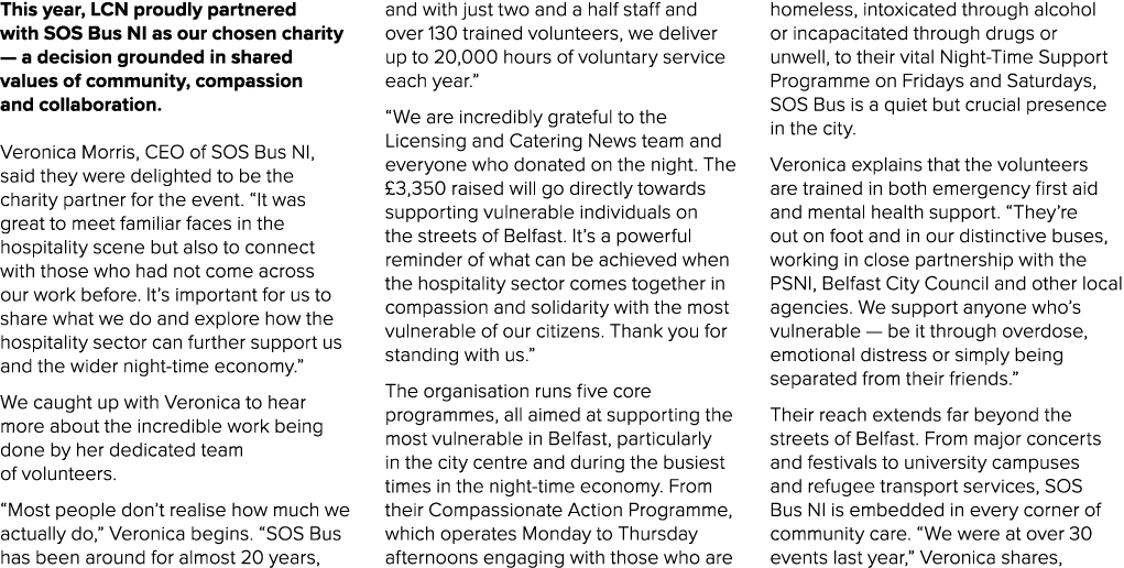 This year, LCN proudly partnered with SOS Bus NI as our chosen charity — a decision grounded in shared values of comm...