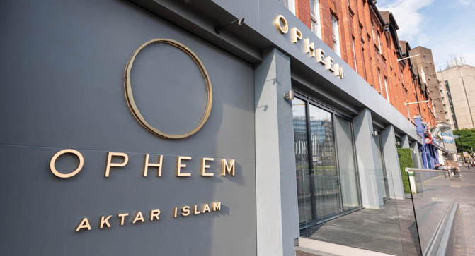 Chef Aktar Islam opens his latest restaurant Opheem on Summer Row.