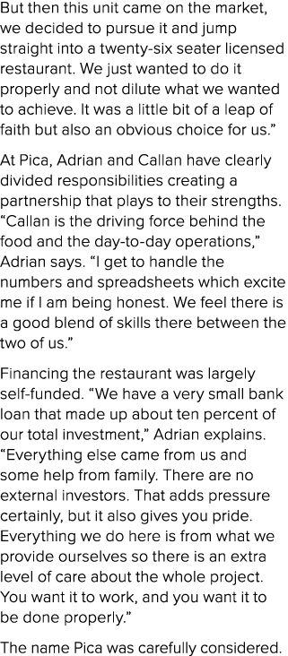 But then this unit came on the market, we decided to pursue it and jump straight into a twenty six seater licensed re...