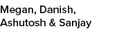 Megan, Danish, Ashutosh & Sanjay 