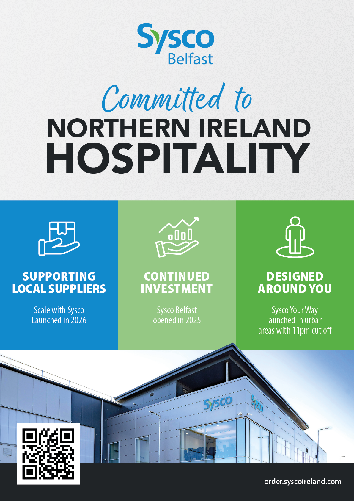 A flyer for a hotel in Belfast. Description generated by AI