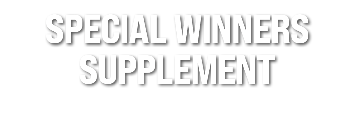 SPECIAL WINNERS SUPPLEMENT