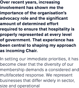 Over recent years, increasing involvement has shown me the importance of the organisation’s advocacy role and the sig...