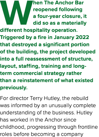 When The Anchor Bar reopened following a four year closure, it did so as a materially different hospitality operation...