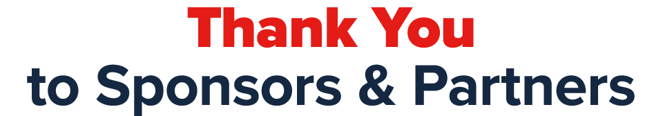Thank You to Sponsors & Partners