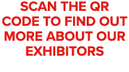 Scan the QR code to find out more about our Exhibitors