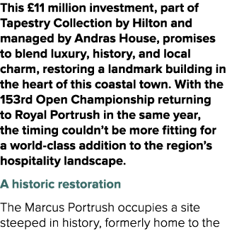 This £11 million investment, part of Tapestry Collection by Hilton and managed by Andras House, promises to blend lux...