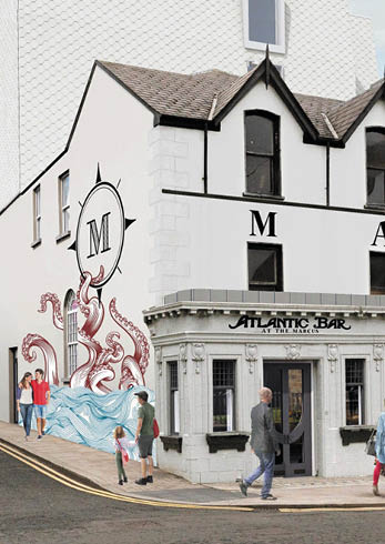 THE MARCUS SHOP FRONT & SIGNAGE.indd