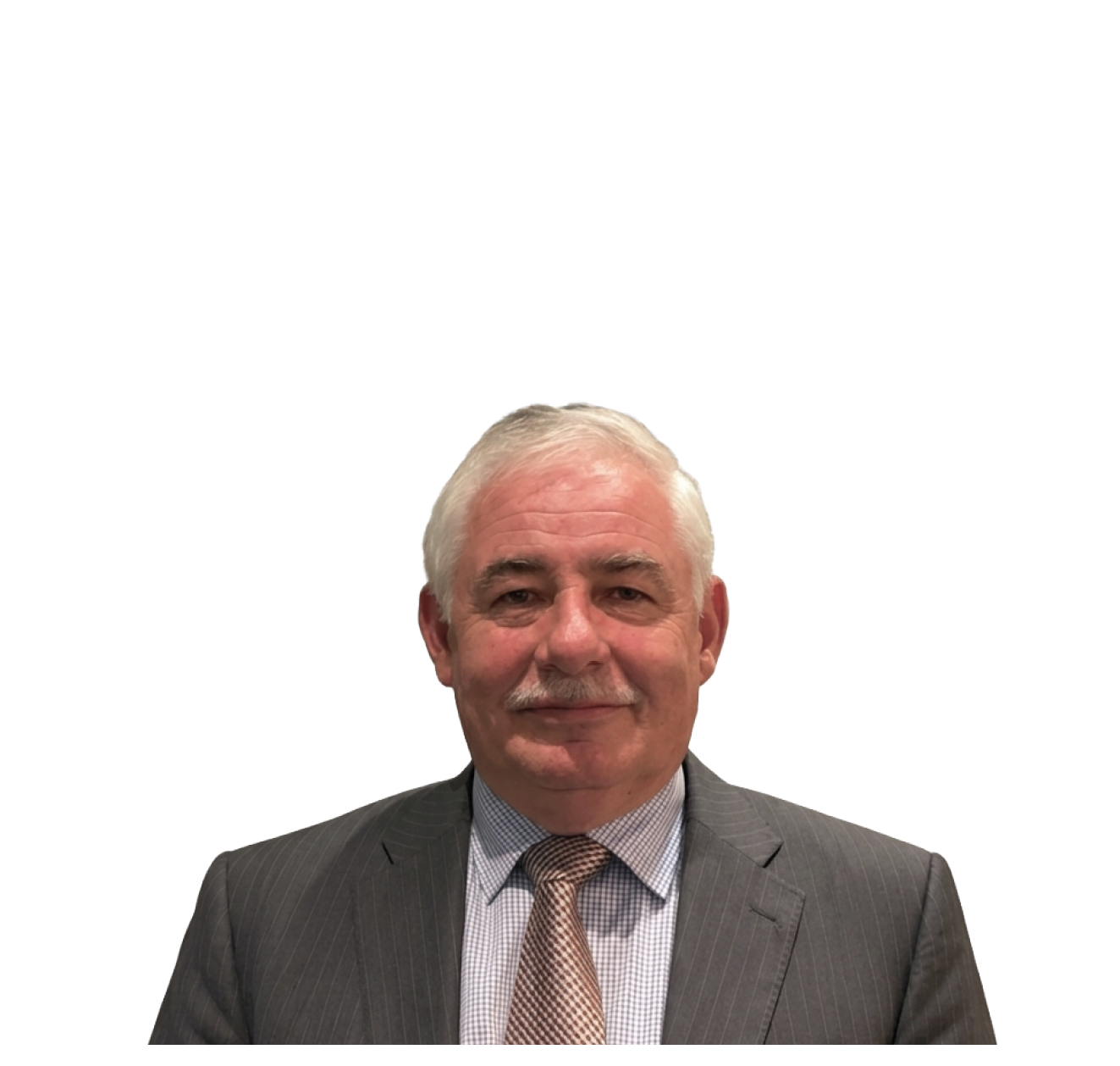 A man wearing a suit and tie. Description generated by AI