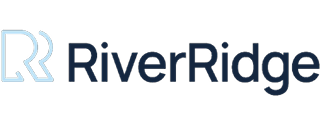 A logo for a company called River Ridge. Description generated by AI