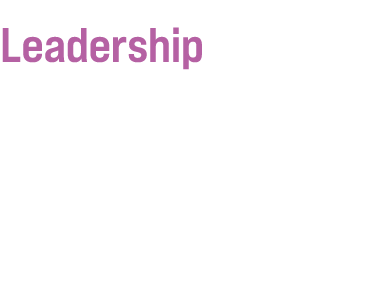 Leadership We inspire young people to demonstrate leadership,