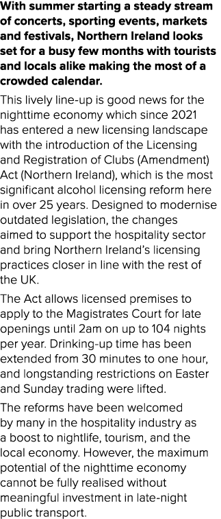 With summer starting a steady stream of concerts, sporting events, markets and festivals, Northern Ireland looks set ...