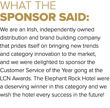 WHAT THE SPONSOR SAID: We are an Irish, independently owned distribution and brand building company that prides itsel...