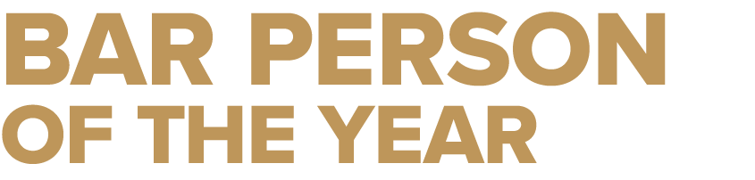 BAR PERSON of the year