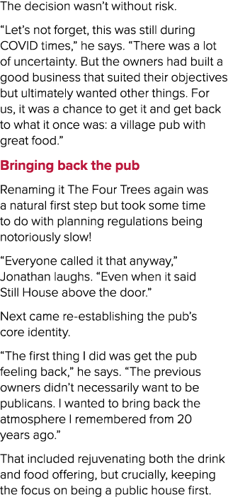 The decision wasn’t without risk. “Let’s not forget, this was still during COVID times,” he says. “There was a lot of...