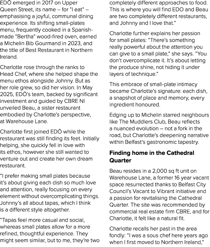 ED emerged in 2017 on Upper Queen Street, its name – for “I eat” – emphasising a joyful, communal dining experience....
