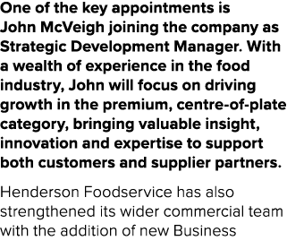 One of the key appointments is John McVeigh joining the company as Strategic Development Manager. With a wealth of ex...