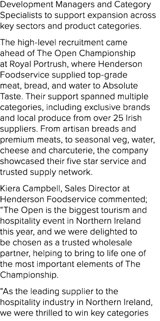 Development Managers and Category Specialists to support expansion across key sectors and product categories. The hig...