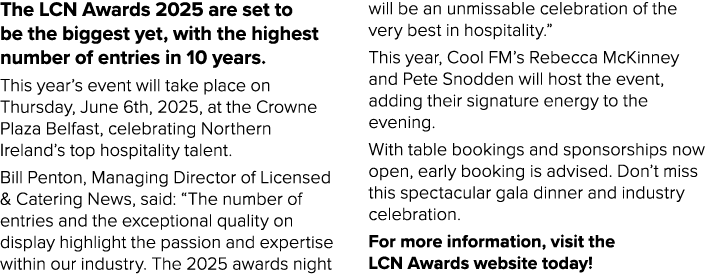 The LCN Awards 2025 are set to be the biggest yet, with the highest number of entries in 10 years. This year’s event ...