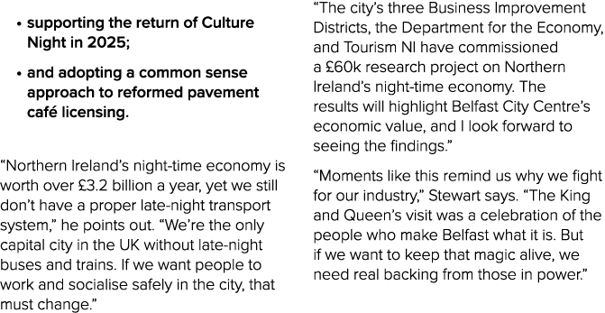 • supporting the return of Culture Night in 2025; • and adopting a common sense approach to reformed pavement caf l...