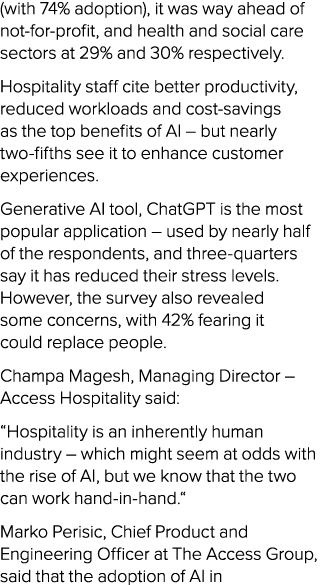 (with 74% adoption), it was way ahead of not for profit, and health and social care sectors at 29% and 30% respective...