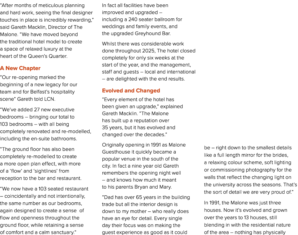 “After months of meticulous planning and hard work, seeing the final designer touches in place is incredibly rewardin...