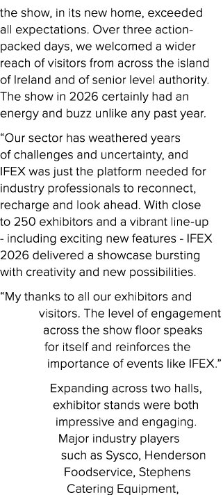 the show, in its new home, exceeded all expectations. Over three action packed days, we welcomed a wider reach of vis...