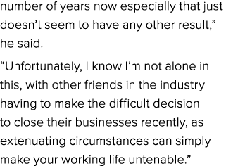 number of years now especially that just doesn’t seem to have any other result,” he said. “Unfortunately, I know I’m ...