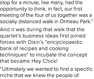 stop for a minute, like many, had the opportunity to think, in fact, our first meeting of the four of us together was...