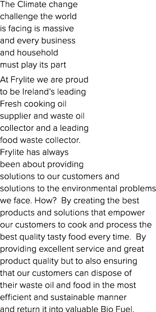 The Climate change challenge the world is facing is massive and every business and household must play its part At Fr...