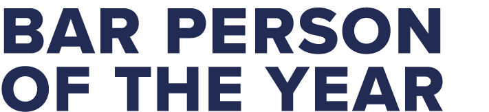 BAR PERSON of the year