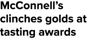 McConnell’s clinches golds at tasting awards