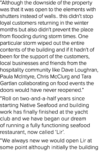 “Although the downside of the property was that it was open to the elements with shutters instead of walls.. this did...