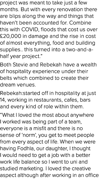 project was meant to take just a few months. But with every renovation there are blips along the way and things that ...