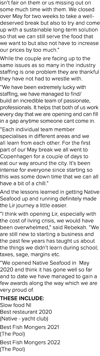 isn’t fair on them or us missing out on some much time with them. We closed over May for two weeks to take a well des...