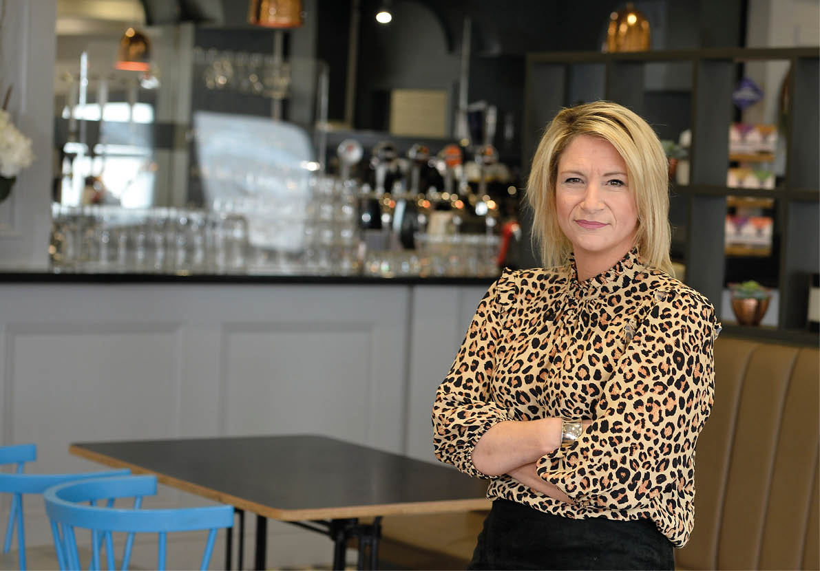 19th November 2020 Claire Hunter Co Owner of the Marine Hotel in Ballycastle pictured during a lock down due to Covid restrictions Mandatory Credit : Stephen Hamilton