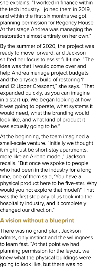 she explains. “I worked in finance within the tech industry. I joined them in 2019, and within the first six months w...