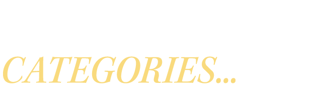 The 2025 Award Categories... 