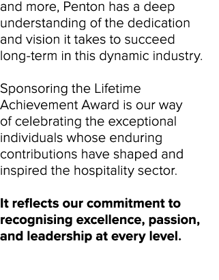 and more, Penton has a deep understanding of the dedication and vision it takes to succeed long term in this dynamic ...
