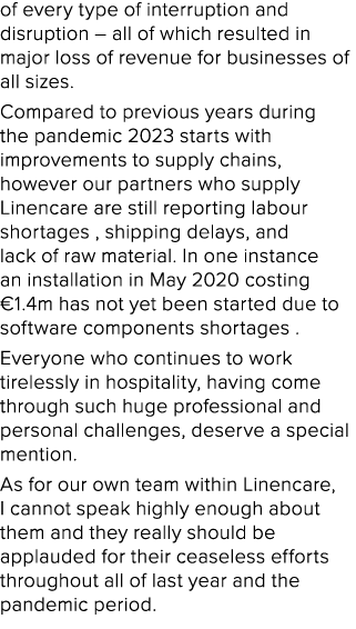 of every type of interruption and disruption – all of which resulted in major loss of revenue for businesses of all s...