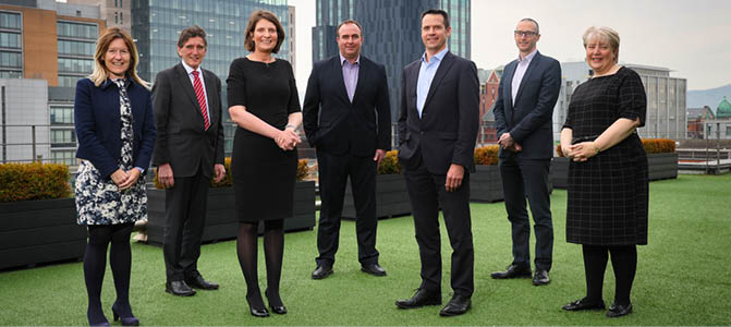 LAW FIRM MCKEES APPOINTS NEW PARTNER…Jill Annett, who joined McKees as a Trainee in 2008, has been appointed as a Partner and will play a key role in the strategic direction of the Belfast-based law firm.  Pictured at the announcement are Partners of McKees Andrea McCann, Leonard Edgar, Jill Annett, Don Thompson, Chris Ross (Managing Partner), Philip McBride and Avril McCammon (Head of Banking).