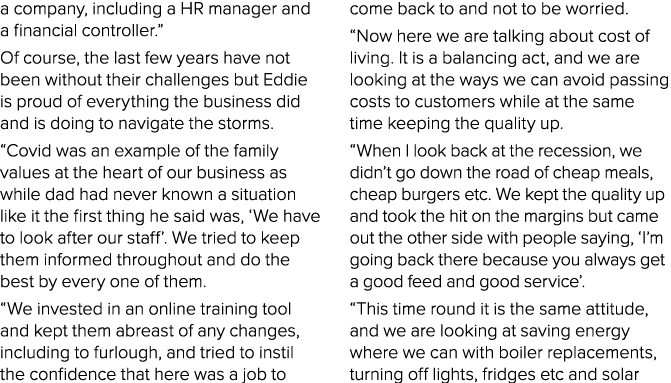 a company, including a HR manager and a financial controller.” Of course, the last few years have not been without th...