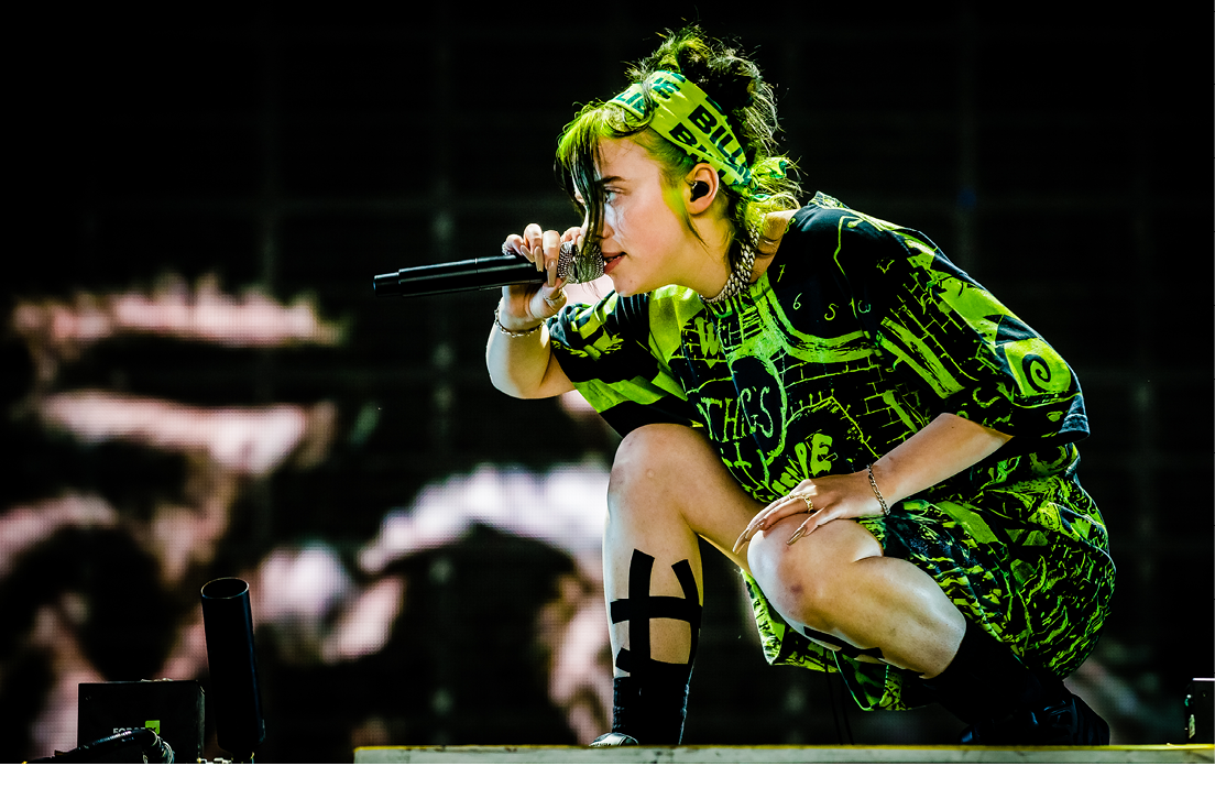 16-18 augustus 2019. Lowlands Festival, The Netherlands. Concert of Billie Eilish