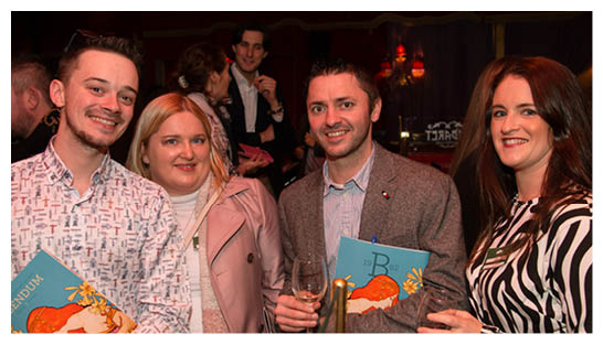 Dylan Neill, Alison Purnell, Gareth Witherow and Joey Witherow, of Tides Restaurant, Portrush.