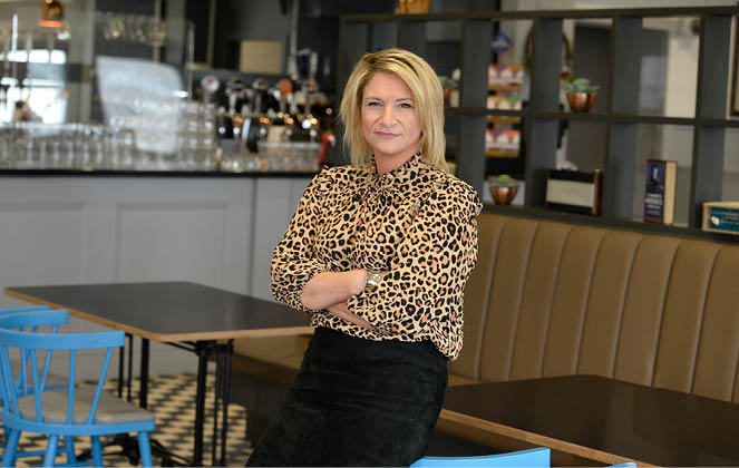 19th November 2020 Claire Hunter Co Owner of the Marine Hotel in Ballycastle pictured during a lock down due to Covid restrictions Mandatory Credit : Stephen Hamilton