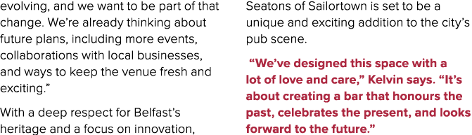 evolving, and we want to be part of that change. We’re already thinking about future plans, including more events, co...