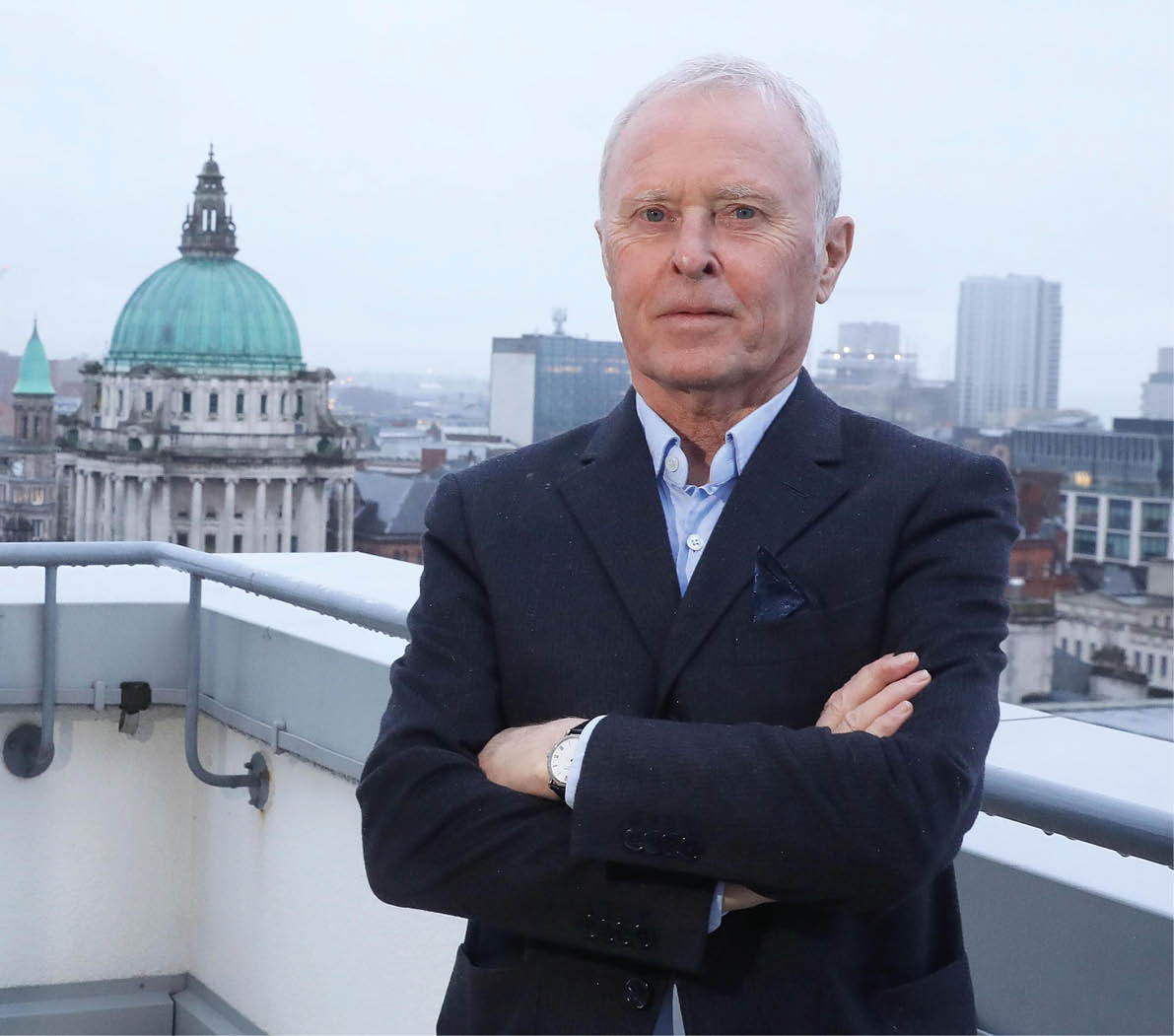 Press Eye - Belfast - Northern Ireland - 27th January 2021 The nomination window for the 24th EY Entrepreneur Of The Year™ is now open, running until 16th March. Each year, EY recognises the unstoppable leaders in entrepreneurial business across the island of Ireland. Photographed at the launch are (L to R) Rob Heron, Partner Lead for EY Entrepreneur Of The Year™ in NI and Bill Wolsey, Founder & MD, Beannchor and winner of the Industry EY Entrepreneur of the Year in 2018. EOY is a world-class development programme that supports, advises and connects a community of entrepreneurs, championing entrepreneurship throughout the island of Ireland.  Photo by Kelvin Boyes / Press Eye.
